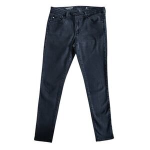 AG Adriano Goldschmied Skinny Jeans Women 27 Black leggings ankle Preppy Bodycon